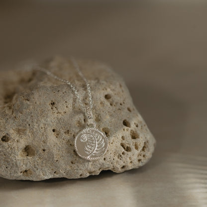Fern Coin Necklace (Strength)