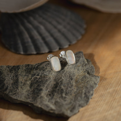 Coastal Pearl Studs (Radiance)