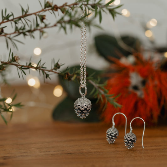 Pinecone Jewellery Set