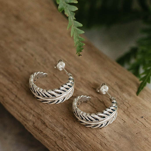 Forever Fern Hoops (Treasured Always)