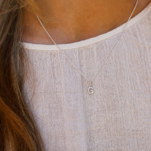 Initial Necklace G