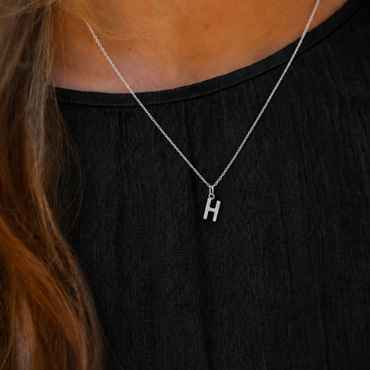 Initial Necklace H