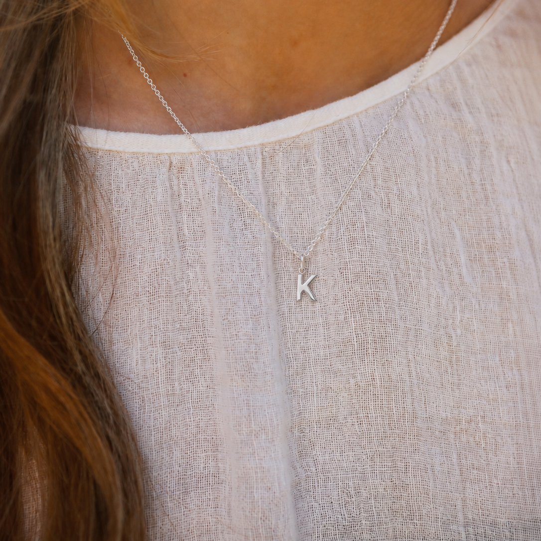 Initial Necklace K