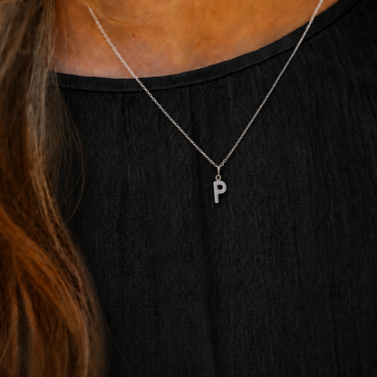 Initial Necklace P