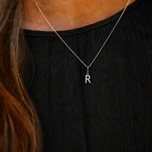 Initial Necklace R