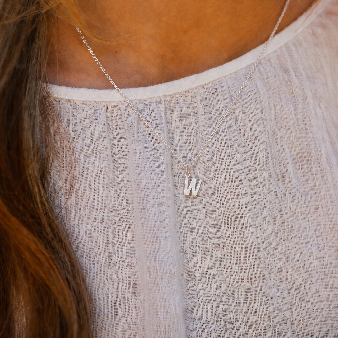 Initial Necklace W