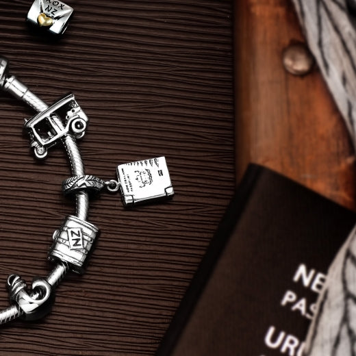 NZ Passport Pendant Charm