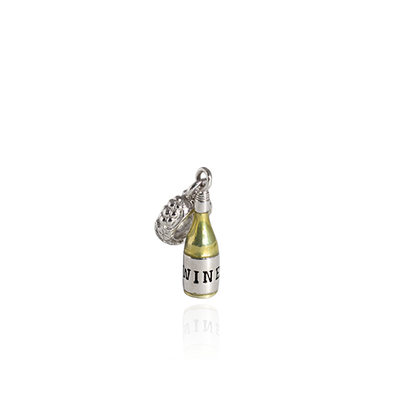 NZ White Wine Pendant Charm (Joy)