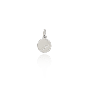 NZ Map Coin Pendant Charm (Cherished)