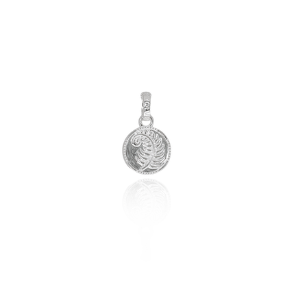 Fern Coin Pendant Charm (Strength)