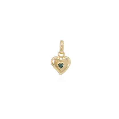 Fierce Heart Pendant Charm (Wild) - Gold