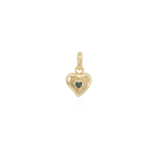 Fierce Heart Pendant Charm (Wild) - Gold