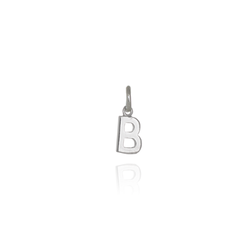 Mini Letter 'B' Pendant Charm