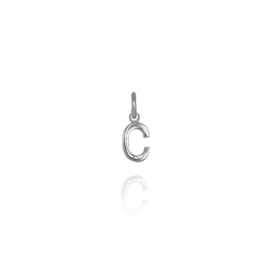 Mini Letter 'C' Pendant Charm
