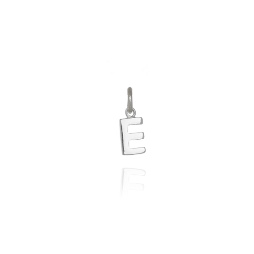 Mini Letter 'E' Pendant Charm