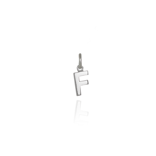 Mini Letter 'F' Pendant Charm