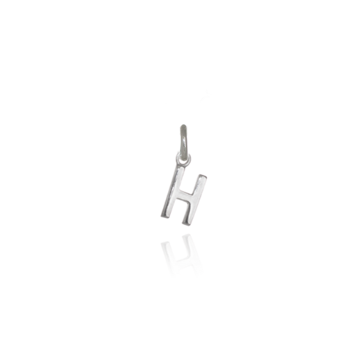 Mini Letter 'H' Pendant Charm