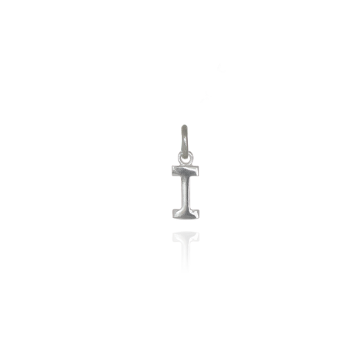 Mini Letter 'I' Pendant Charm
