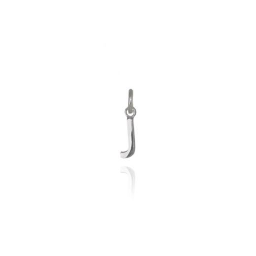 Mini Letter 'J' Pendant Charm