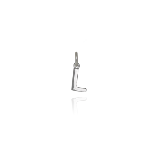 Mini Letter 'L' Pendant Charm