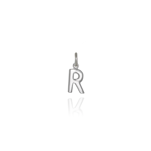 Mini Letter 'R' Pendant Charm