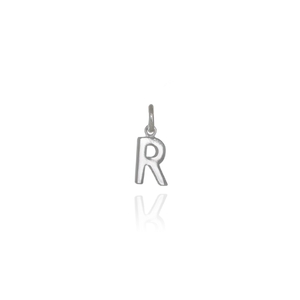 Mini Letter 'R' Pendant Charm – Evolve Inspired Jewellery