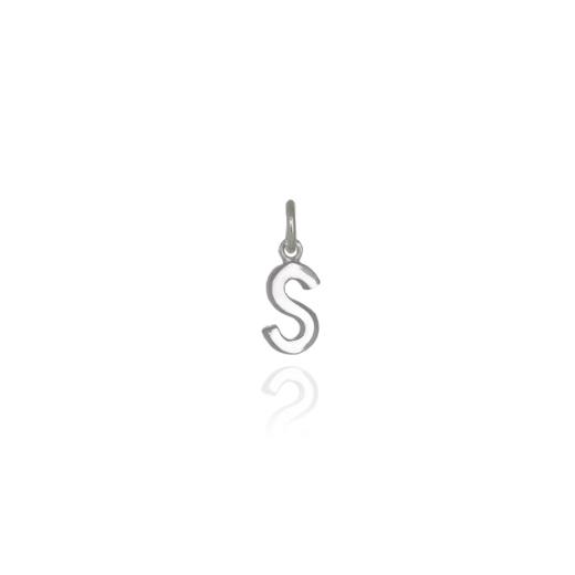 Mini Letter 'S' Pendant Charm