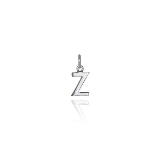 Mini Letter 'Z' Pendant Charm
