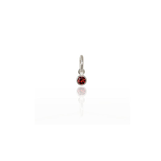 January Pendant Charm (Garnet)