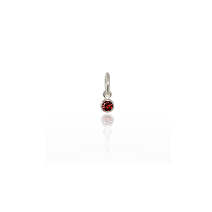 January Pendant Charm (Garnet)