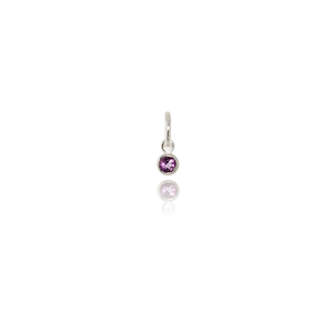 February Pendant Charm (Amethyst)