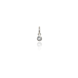 April Pendant Charm (White Topaz)