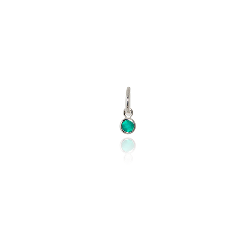 May Pendant Charm (Green Onyx)