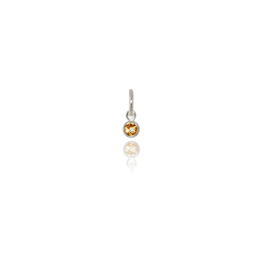 November Pendant Charm (Citrine)