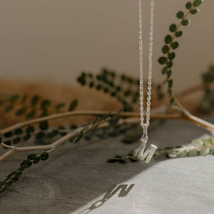 Mini Letter 'M' Necklace