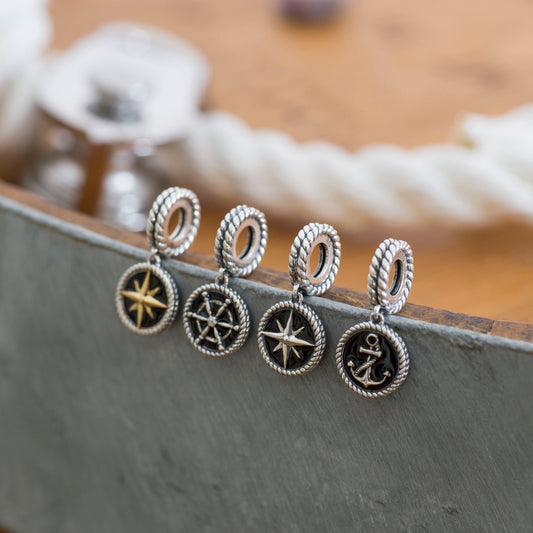 Navigation Wheel Pendant Charm (My Journey)