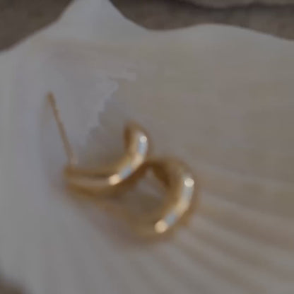 Dewdrop Studs (Renewal) - Gold