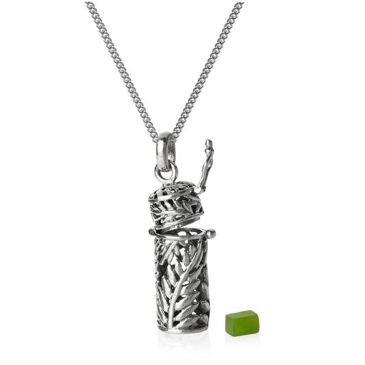 Silver Fern Locket with Chain (Natural Beauty)