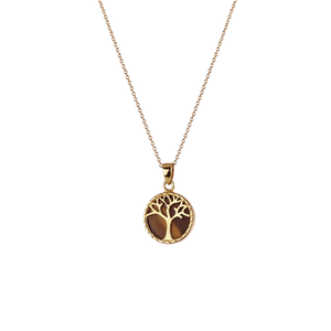 Tree Of Life Necklace (Gold) (Strength) – Evolve Inspired Jewellery