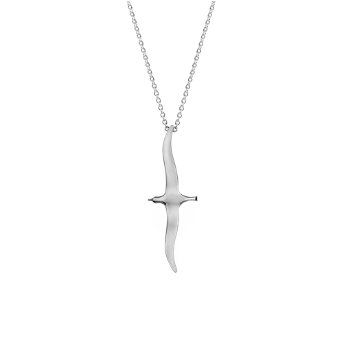 Evolve Nautical Collection Silver Albatross Necklace