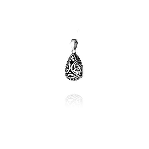 Sterling silver necklace pendant featuring koru nz jewellery design, from Evolve Inspired Jewellery