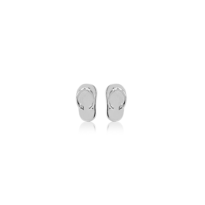 Sterling silver jandal design studs, from Evolve Inspired Jewellery