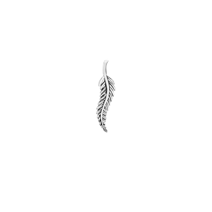 Sterling silver fern design necklace pendant, from Evolve Inspired Jewellery