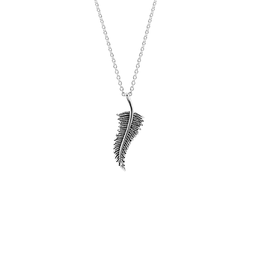 Sterling silver nz fern design necklace, from Evolve Inspired Jewellery