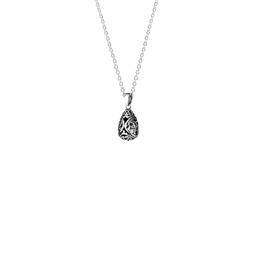 Sterling silver necklace featuring koru nz jewellery design, from Evolve Inspired Jewellery