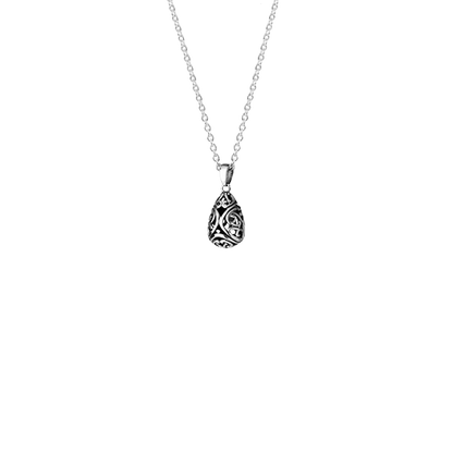 Sterling silver necklace featuring koru nz jewellery design, from Evolve Inspired Jewellery