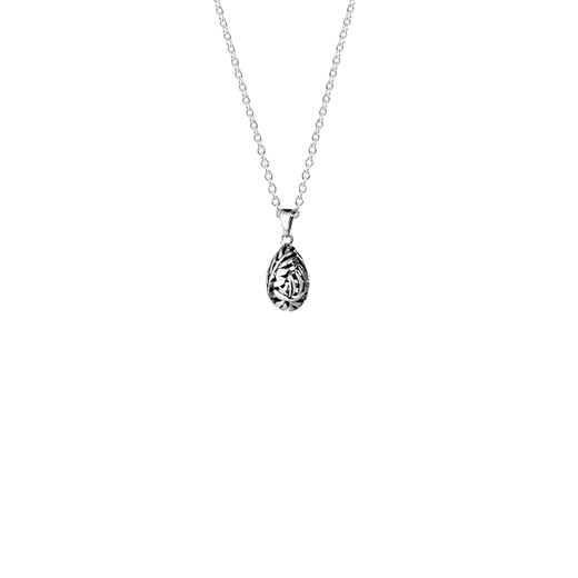 Sterling silver necklace featuring a fern design, from Evolve Inspired Jewellery