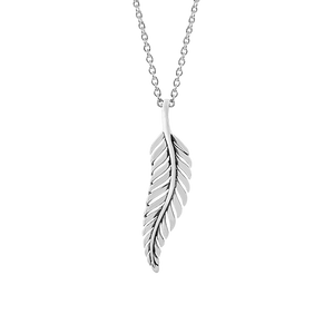 Silver fern necklace discount