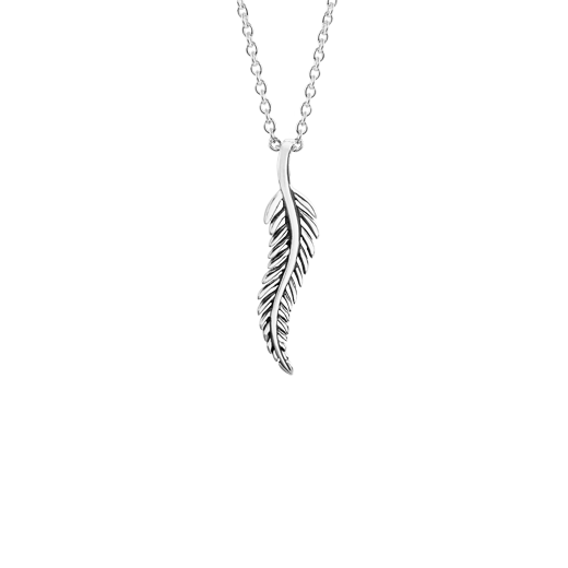 Sterling silver fern design necklace, from Evolve Inspired Jewellery