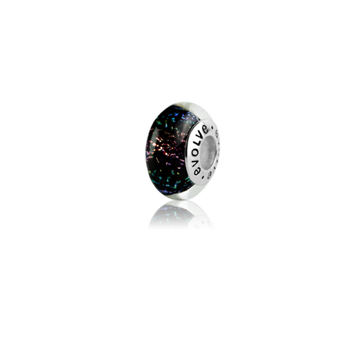 Tekapo Night Sky, Murano glass bead charm from Evolve Inspired Jewellery